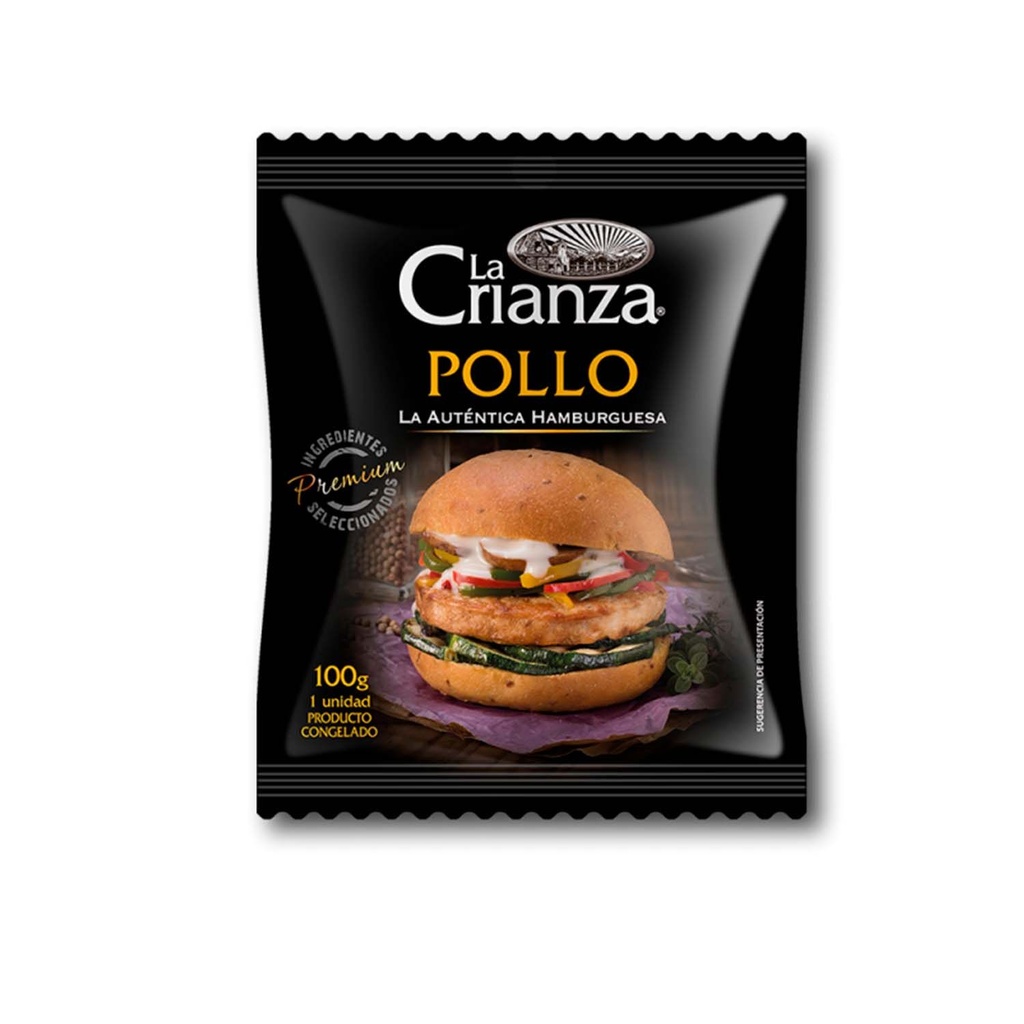 HAMBURGUESA DE POLLO LA CRIANZA